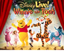 Winnie the Pooh arrives on stage at the Beacon Theater